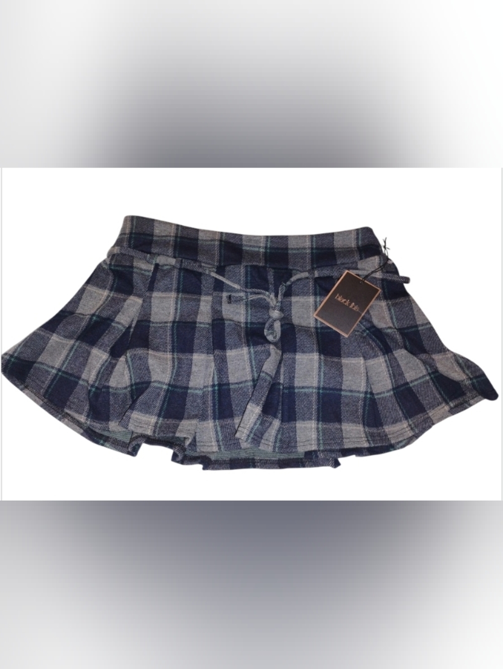 Black Ibis Women's Plaid Ruffle Hem Women’s Skorts New